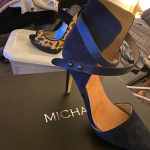 Royal blue heels